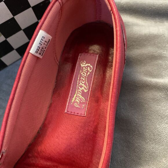 Vintage Sugar Babies Fuchsia Women’s Leather Slip On Shoes Size 7 1/2 with Box - Picture 11 of 16